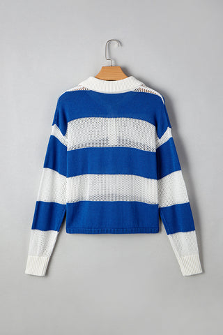 Stripe Colorblock Sweater