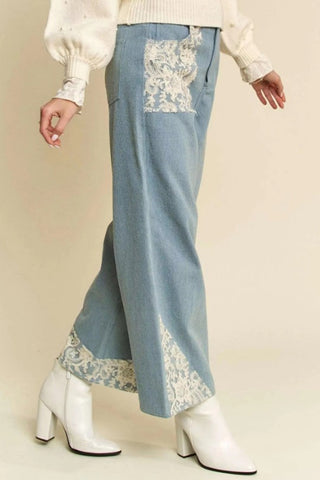 Elegant Straight Denim Pants