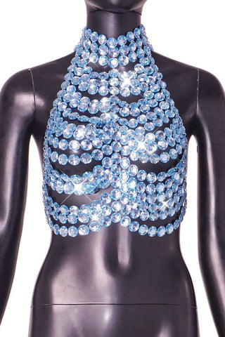 Crystal Embellished Halter Tank