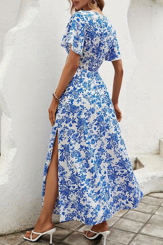 Floral Print Maxi Dress