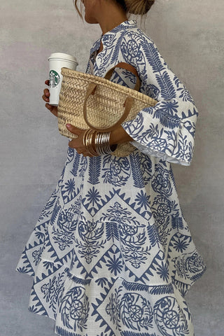 Floral Pattern Casual Dress