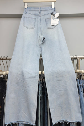 Floral Embellished Wide Leg Jeans