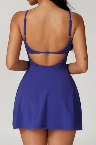 Strappy A-Line Mini Dress