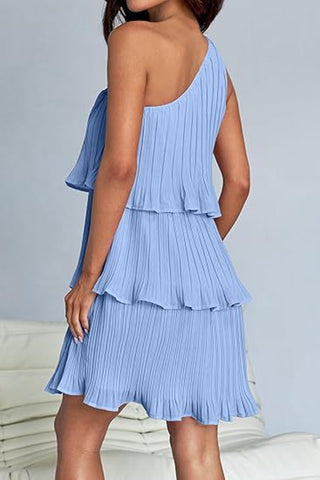 Asymmetrical Tiered Casual Dress