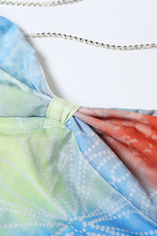 Asymmetric Cut-Out Maxi Dress