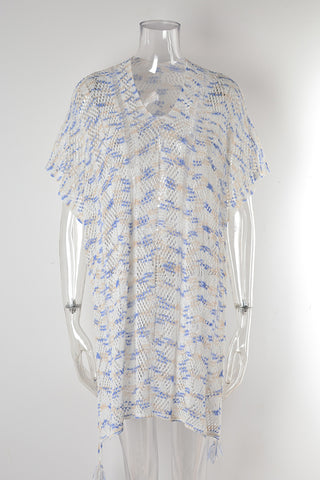 Summer Vibrant Knit Cover-Up