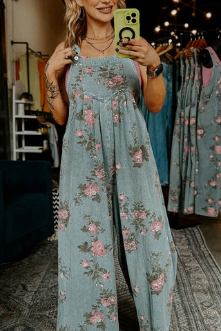Floral Wide-Leg Jumpsuit
