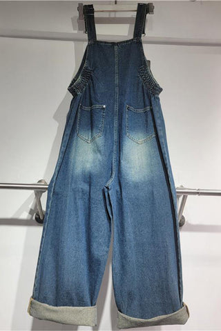 Utility Pocket Denim Jumpsuit