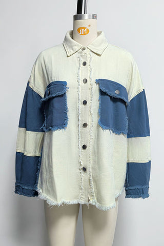 Oversized Button-Front Jacket