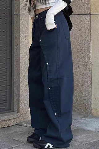 Wide-Leg Casual Pants