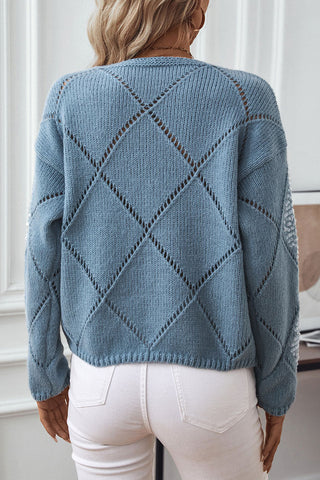 Sequin Embellished Knit Sweater