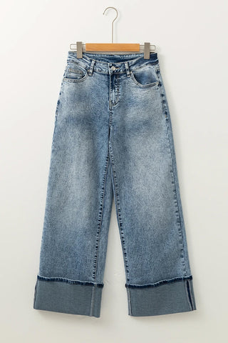 High Rise Straight Jeans