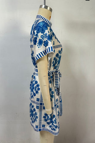 Floral Print Casual Dress