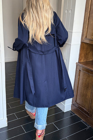 Classic Double-Breasted Trench Coat
