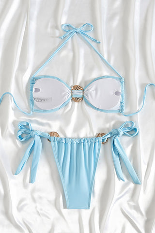 Chic Shell-Accented Bikini Set
