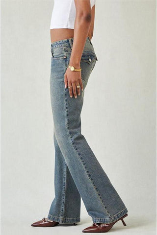 Classic Flare-Leg Jeans with Timeless Fit