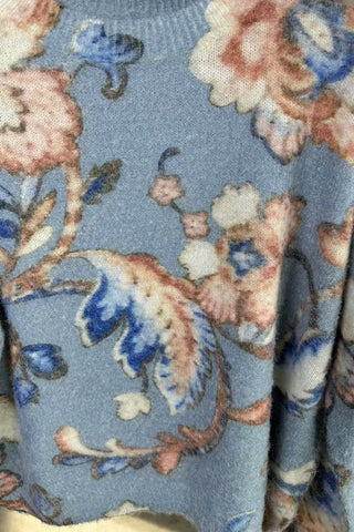 Floral Pattern Sweater