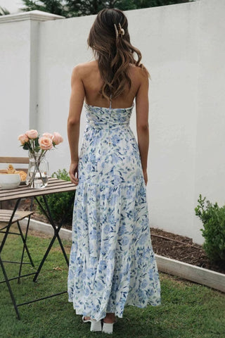 Halter Neck Maxi Dress
