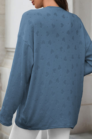 Relaxed Open-Front Cardigan