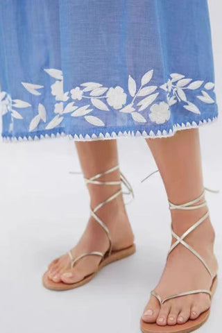 Floral Midi Summer Dress