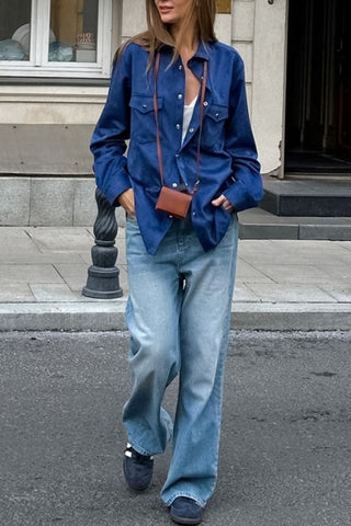 Versatile Shirt with Button Detail