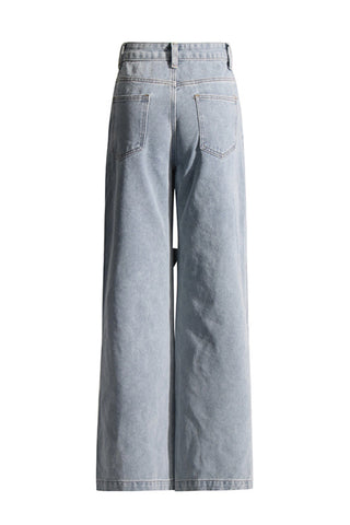 Stylish Floral Straight Jeans