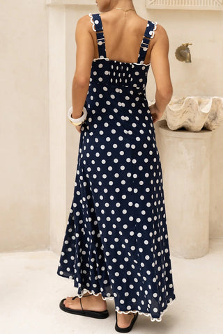 Polka Dot Maxi Dress