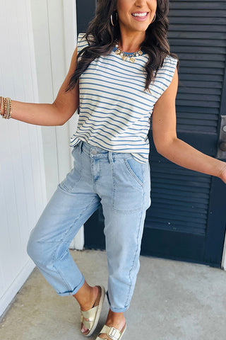 Relaxed Straight-Leg Jeans