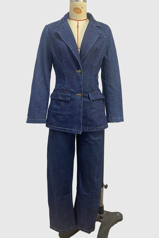 Tailored Denim Straight Jeans