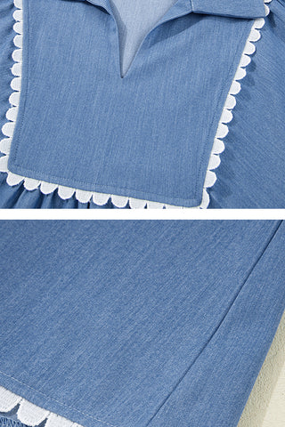 Puff Sleeve Babydoll Blouse