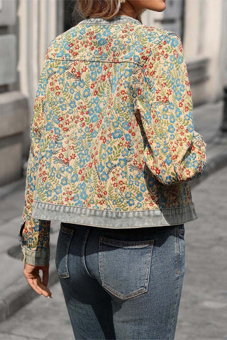 Floral Button-Up Jacket
