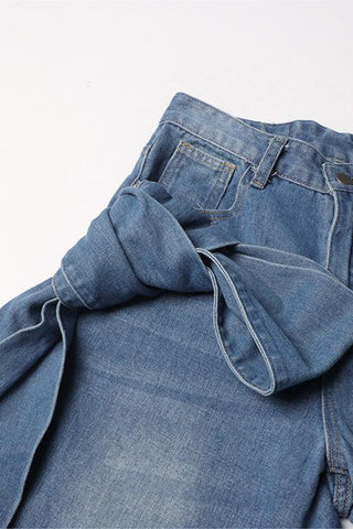 Stylish Wide-Leg Denim Jeans