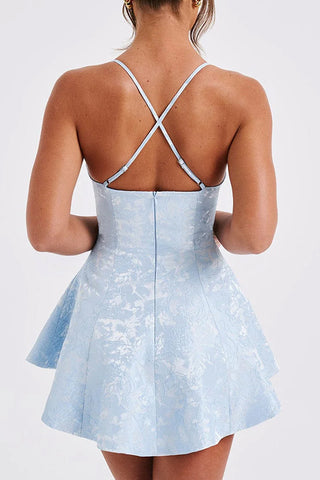 Halter Neck Floral Sundress