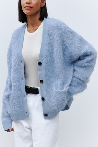 Button-Up Fuzzy Cardigan