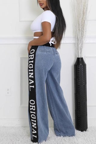 Side Stripe Original Straight Jeans