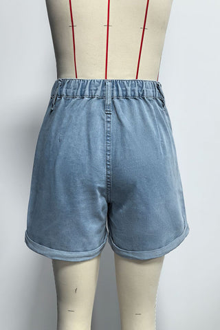 Button-Up Casual Short Set