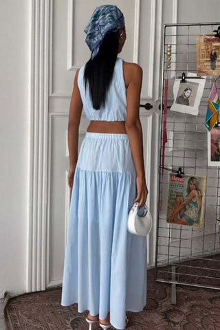 Elegant Two-Piece Skirt Set