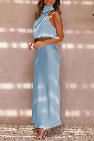 Elegant Sleeveless Casual Set