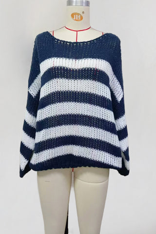 Striped Knit Sweater
