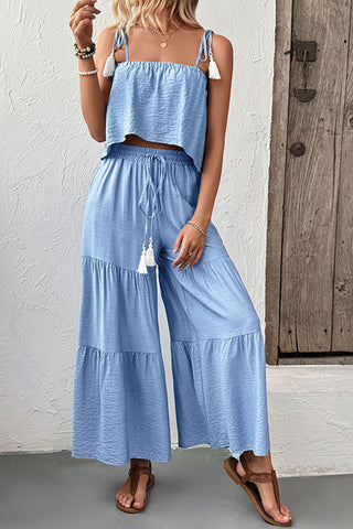 Strappy Two-Piece Pant Set