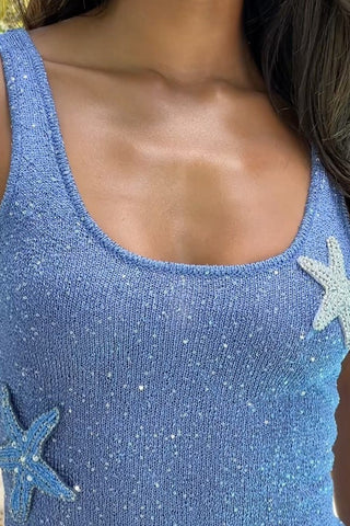 Starfish Embellished Night Out Dress