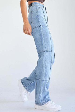 High-Waisted Flare Jeans