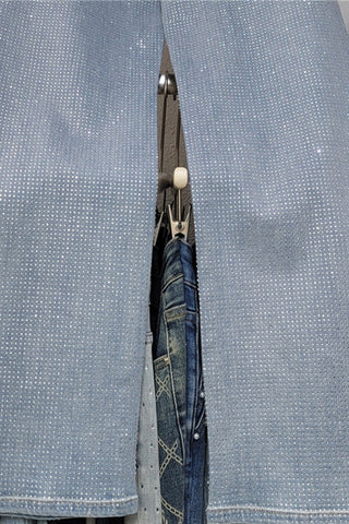 Sparkling Straight-Leg Jeans