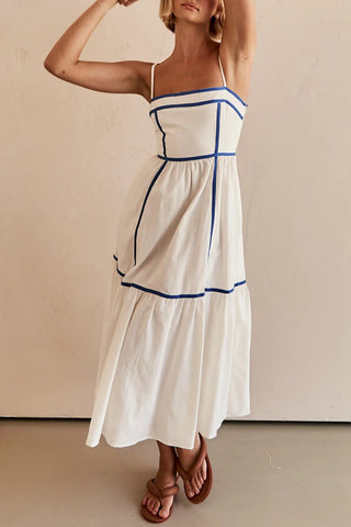 Elegant A-Line Midi Dress
