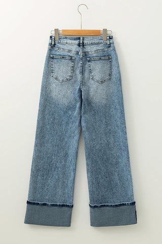 High Rise Straight Jeans