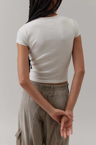 Scenic Print Fitted T-Shirt