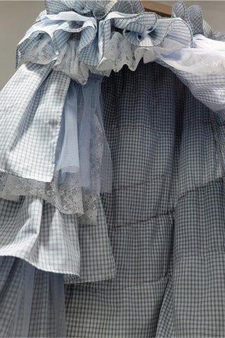 Ruffled Layer Midi Skirt