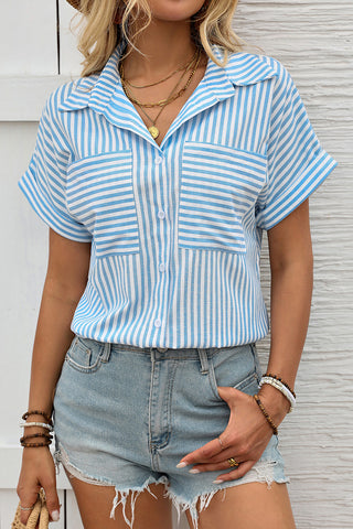 Striped Short Sleeve Shirt