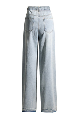 Embellished Straight-Leg Jeans