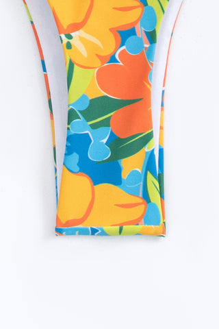 Floral Print Two-Piece Swimsuit